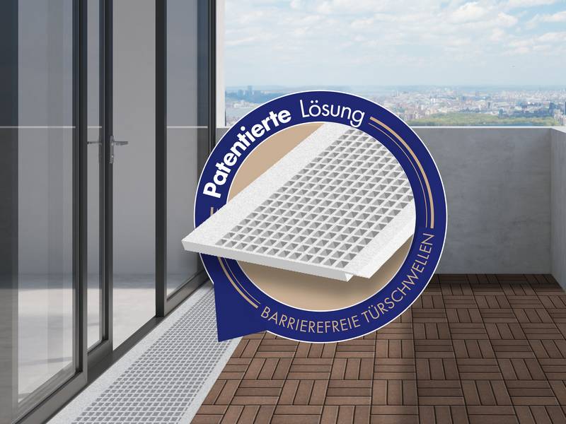 Patented door threshold